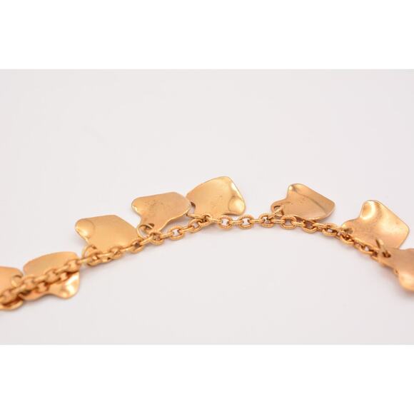 Vintage Statement Belt Gold Shaker Charm Dangle Linked Shiny Heavy Chunky 37" - Picture 7 of 12